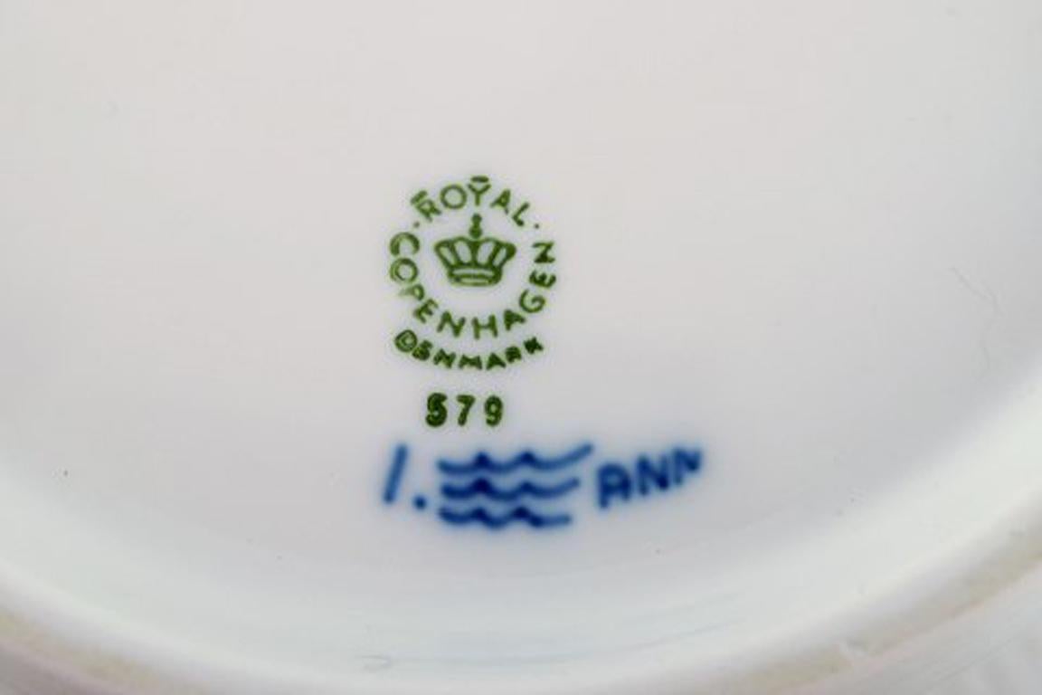 Danish Royal Copenhagen Blue Painted Princess Salad Bowl in Porcelain