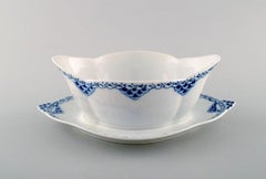 Royal Copenhagen Blue Painted Princess Sauce Boat in Porcelain