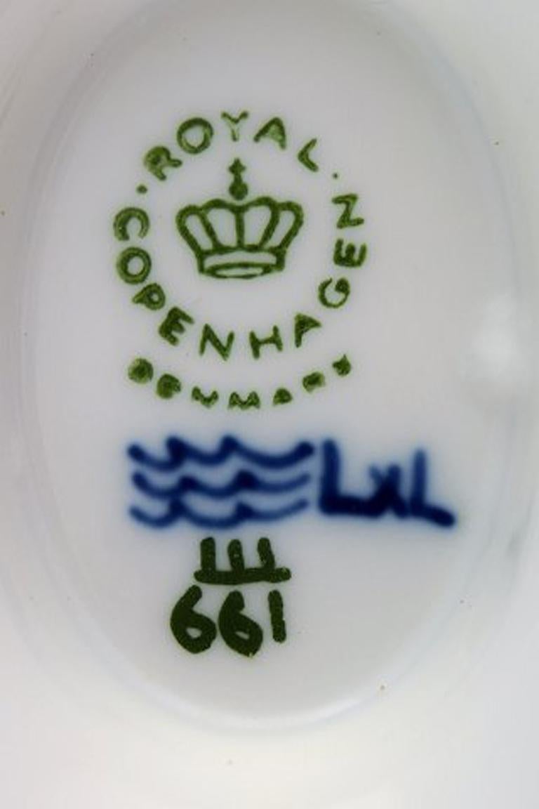 20th Century Royal Copenhagen Blue Painted Princess Sauce Boat in Porcelain