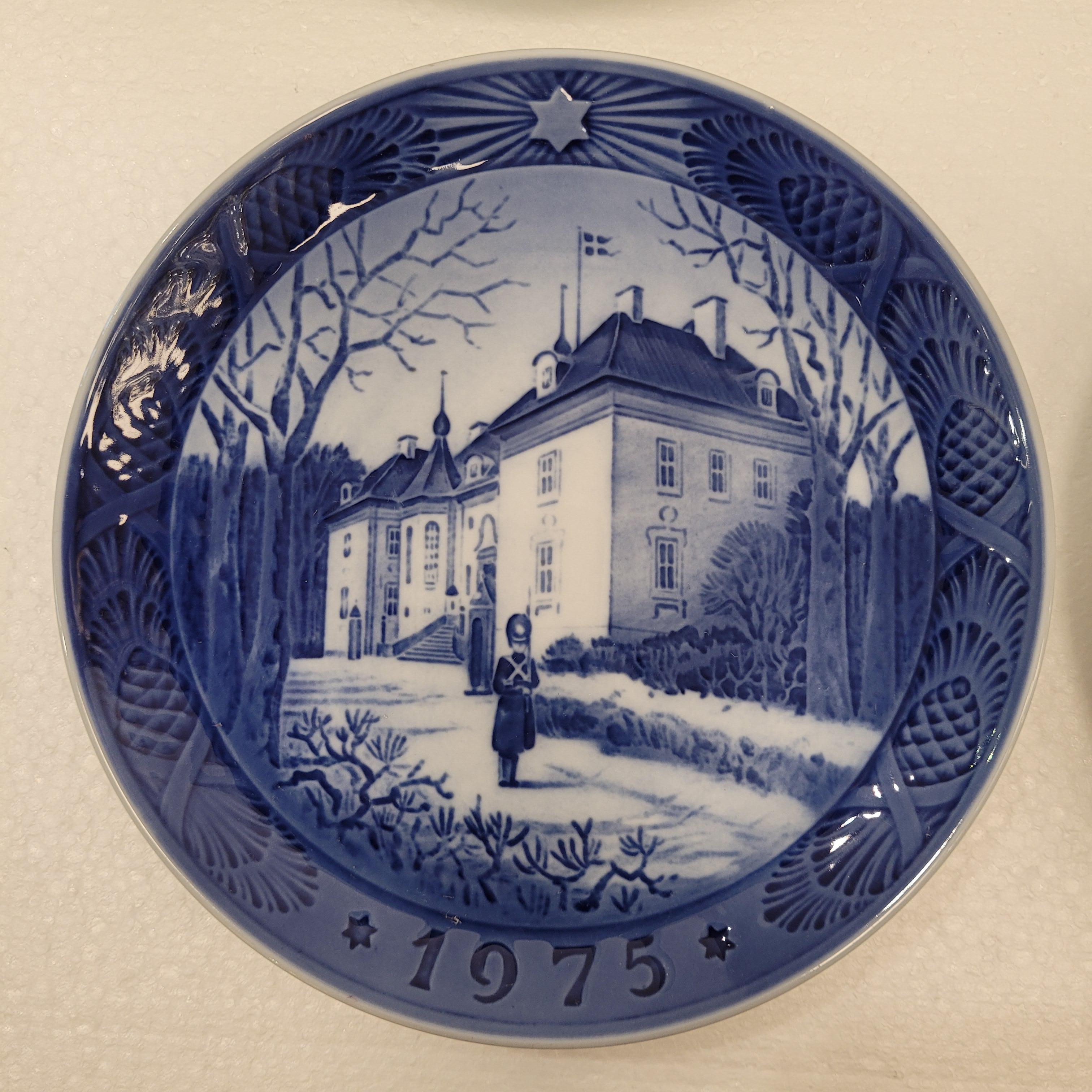 Royal Copenhagen Blue Porcelain 40 plates “Mother's Day” and “Christmas