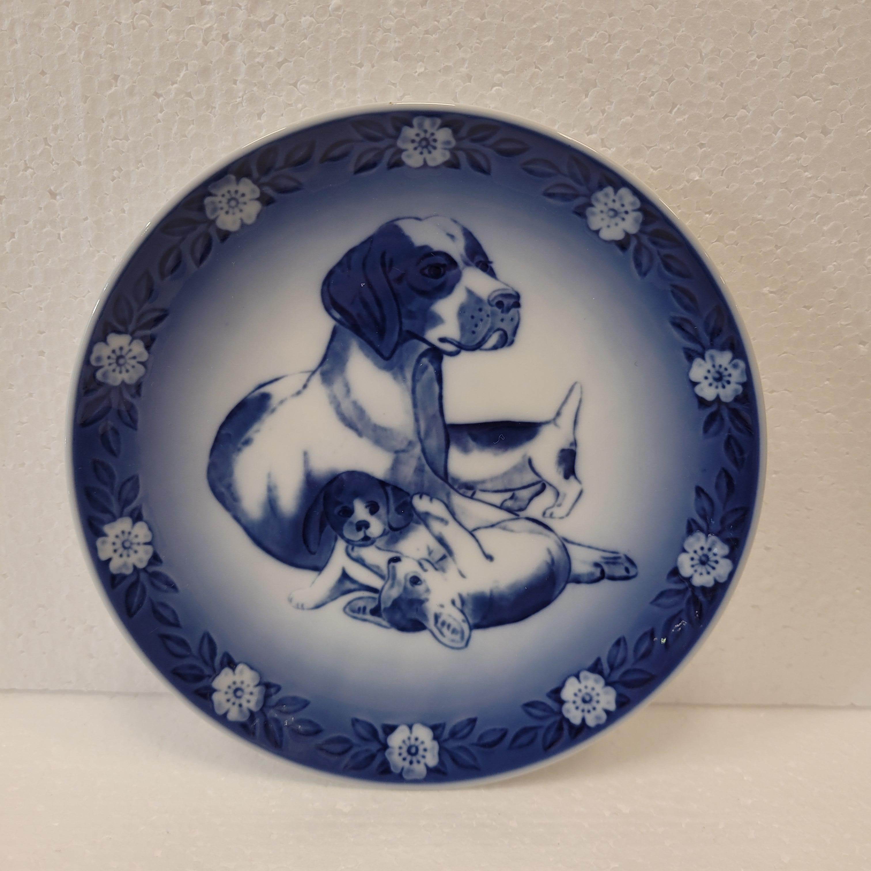 Danish Royal Copenhagen Blue Porcelain 40 plates “Mother's Day” and “Christmas