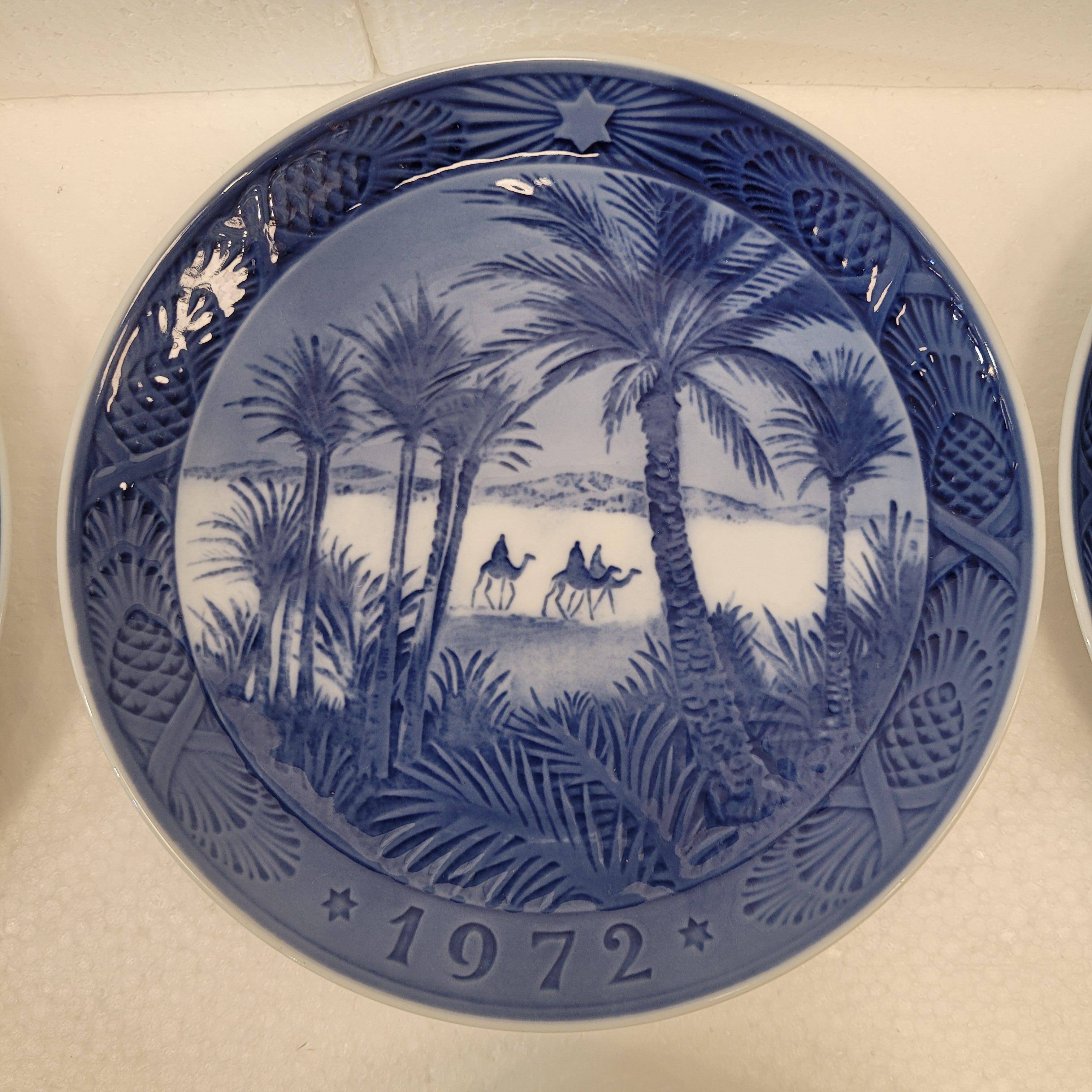 Royal Copenhagen Blue Porcelain 41 plates “Mother's Day” and “Christmas