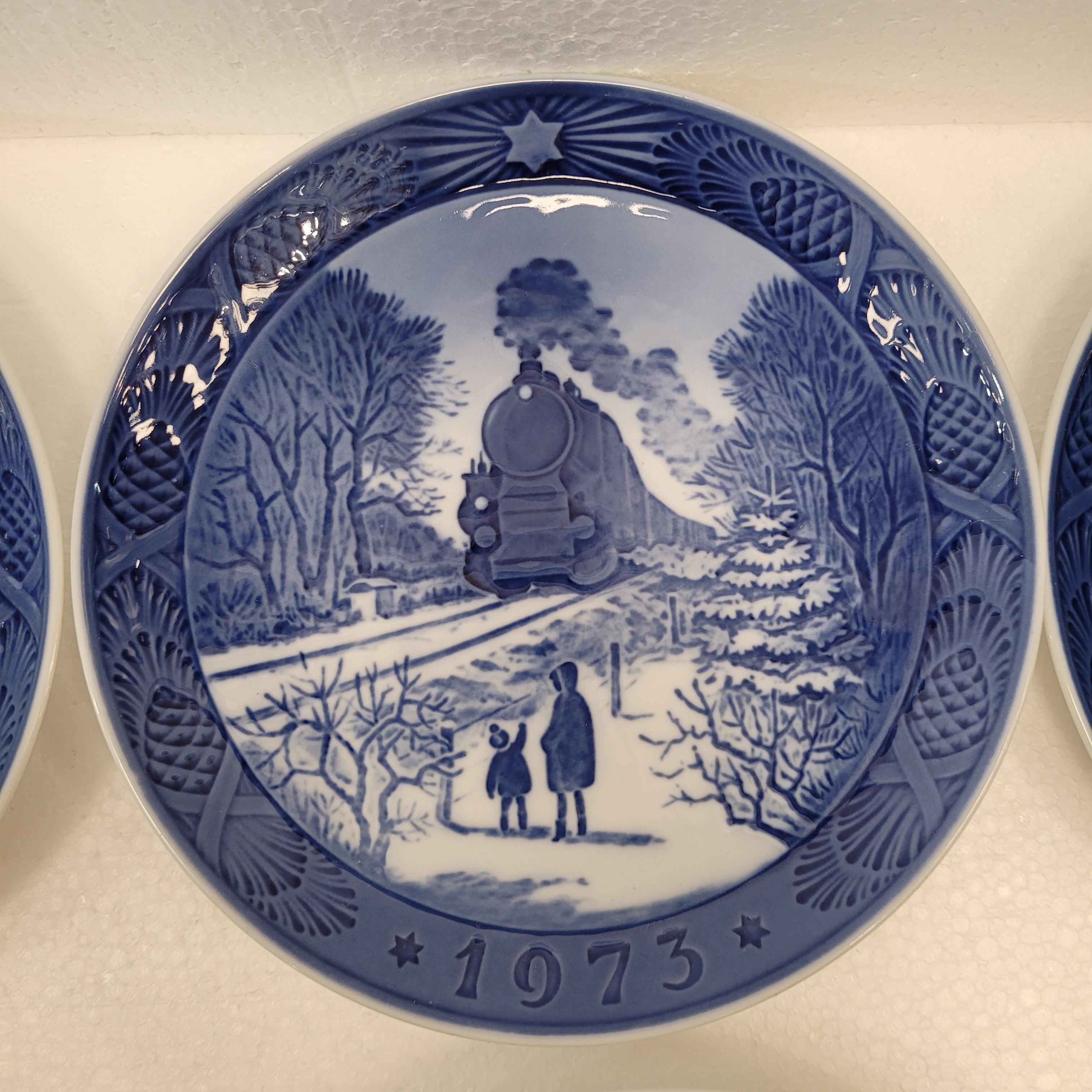Royal Copenhagen Blue Porcelain 41 plates “Mother's Day” and “Christmas