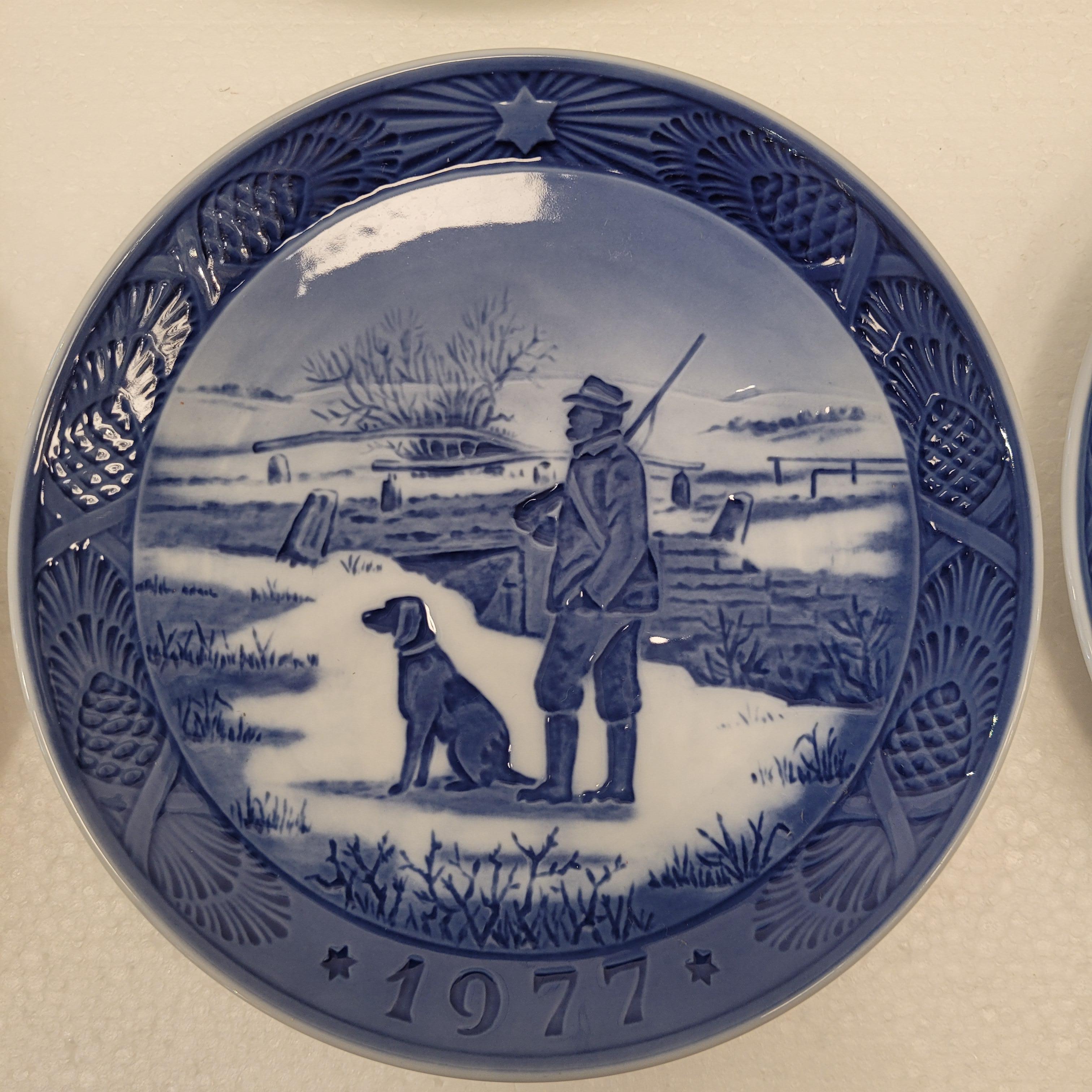 Royal Copenhagen Blue Porcelain 41 plates “Mother's Day” and “Christmas