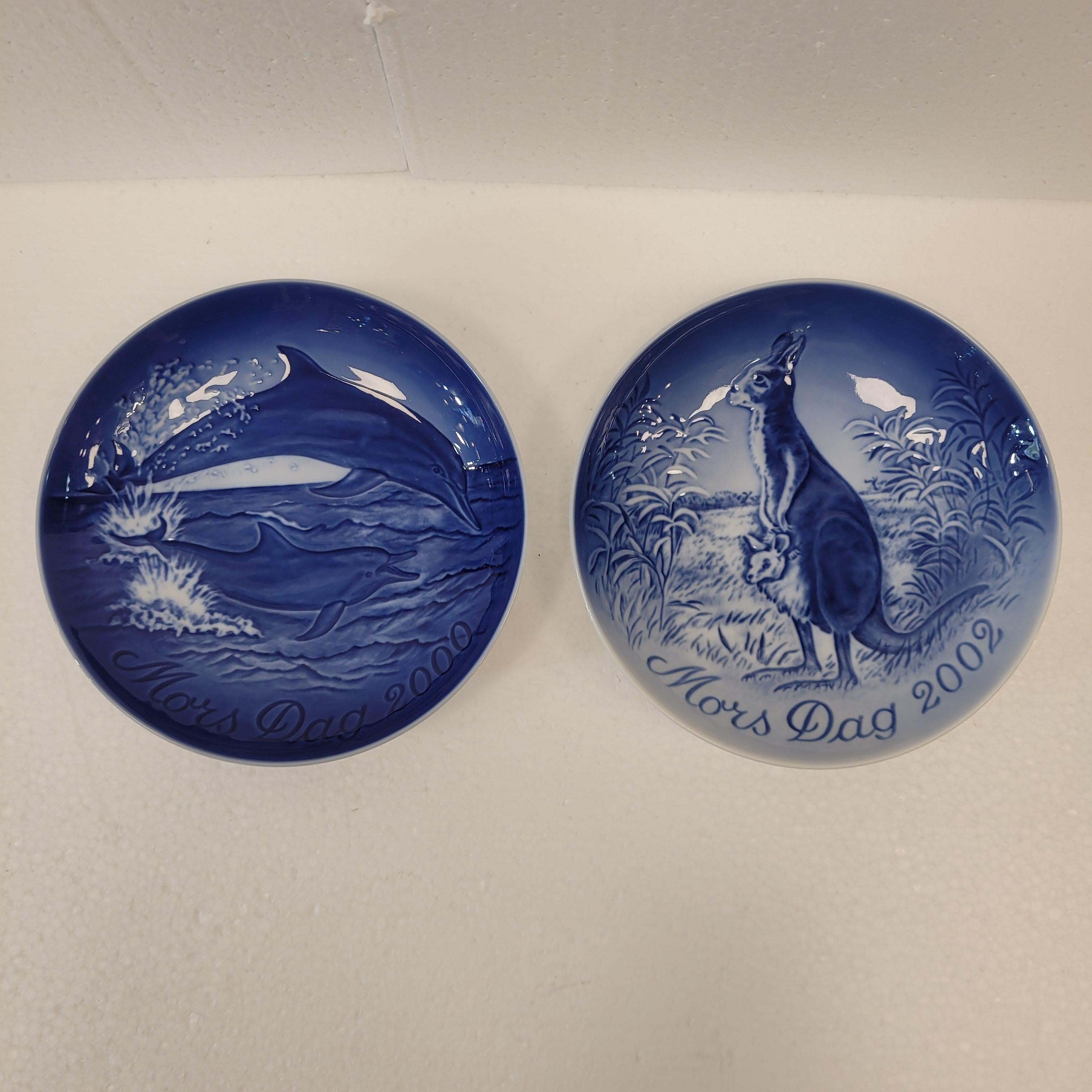 Royal Copenhagen Blue Porcelain 41 plates “Mother's Day” and “Christmas