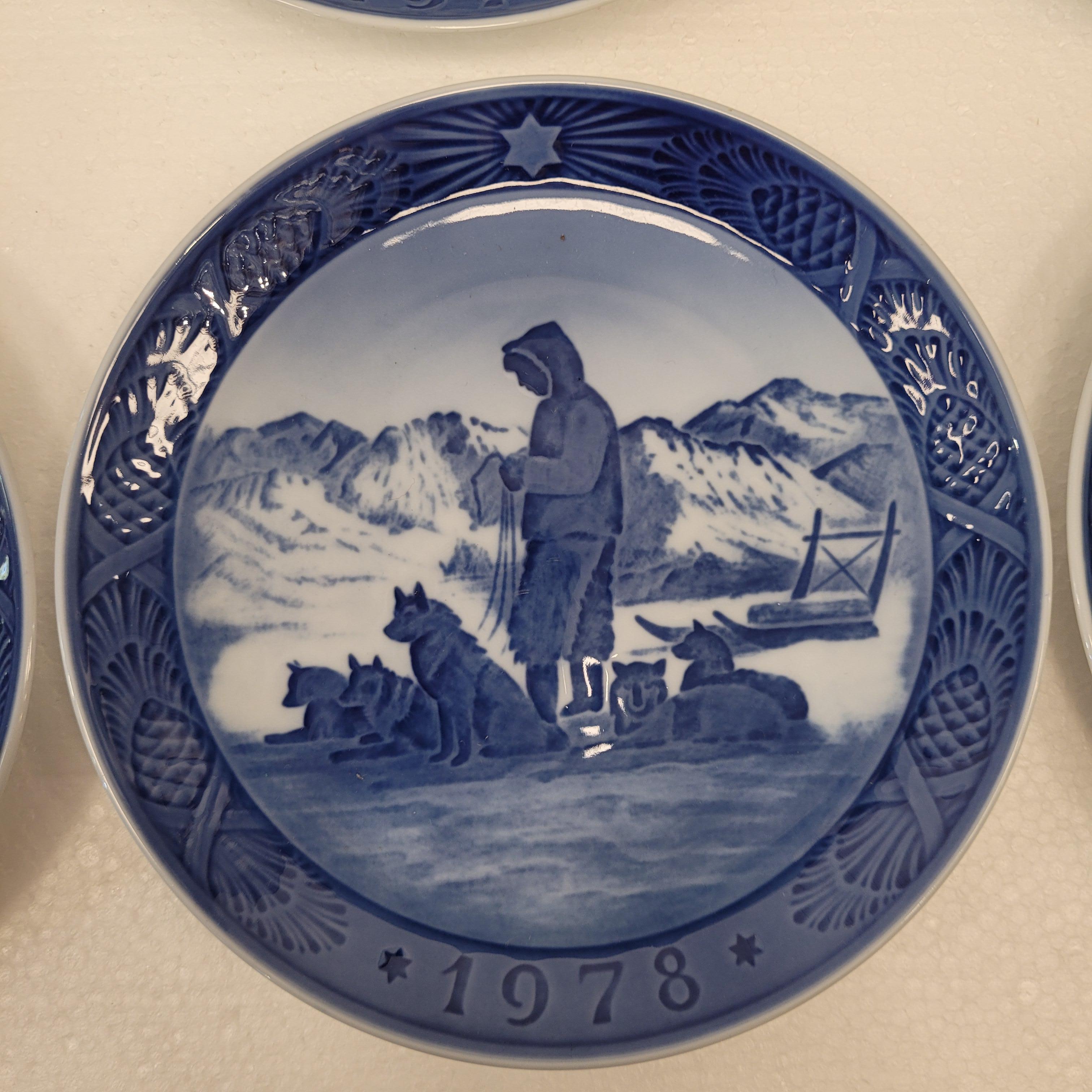 Royal Copenhagen Blue Porcelain 41 plates “Mother's Day” and “Christmas
