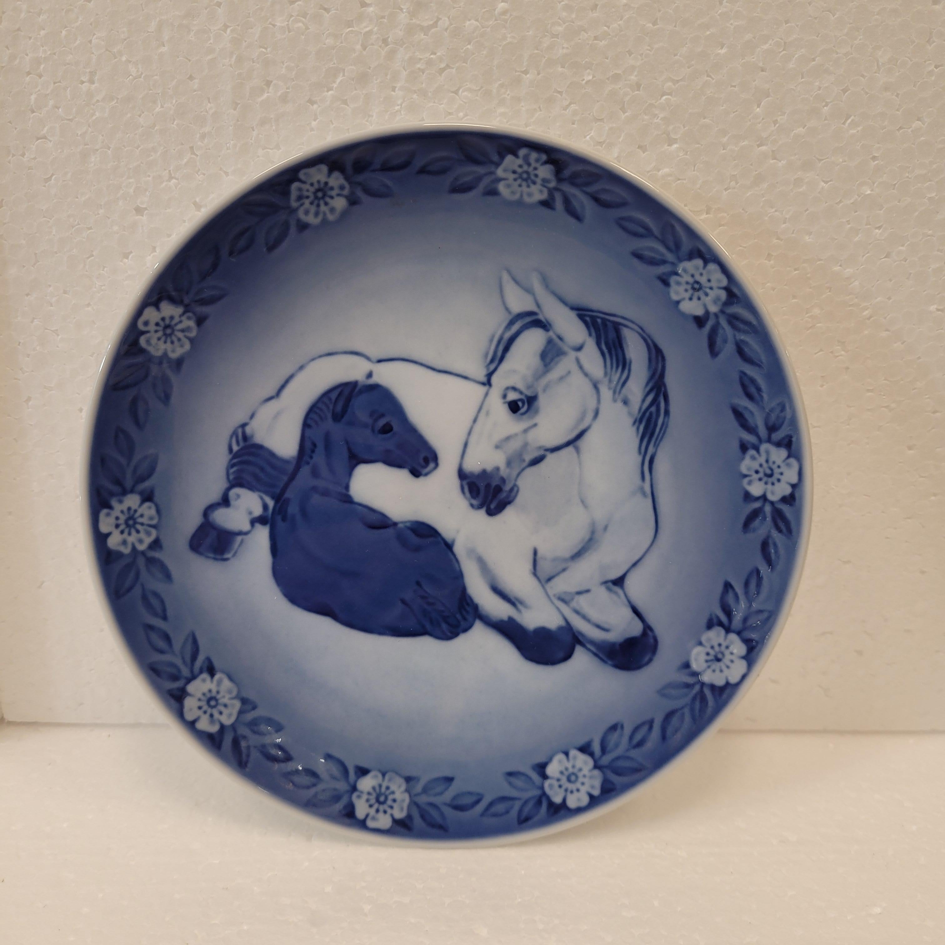 Danish Royal Copenhagen Blue Porcelain 41 plates “Mother's Day” and “Christmas