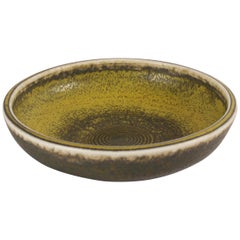 Royal Copenhagen and Carl Halier Bowl with Solfatara Glaze, Denmark