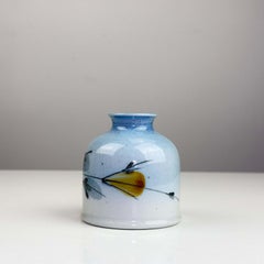 Vase en faïence « Celeste » de Royal Copenhagen, créé par Ellen Malmer, Danemark