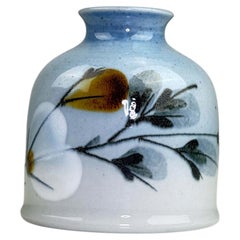 Vase en faïence « Celeste » de Royal Copenhagen, créé par Ellen Malmer, Danemark