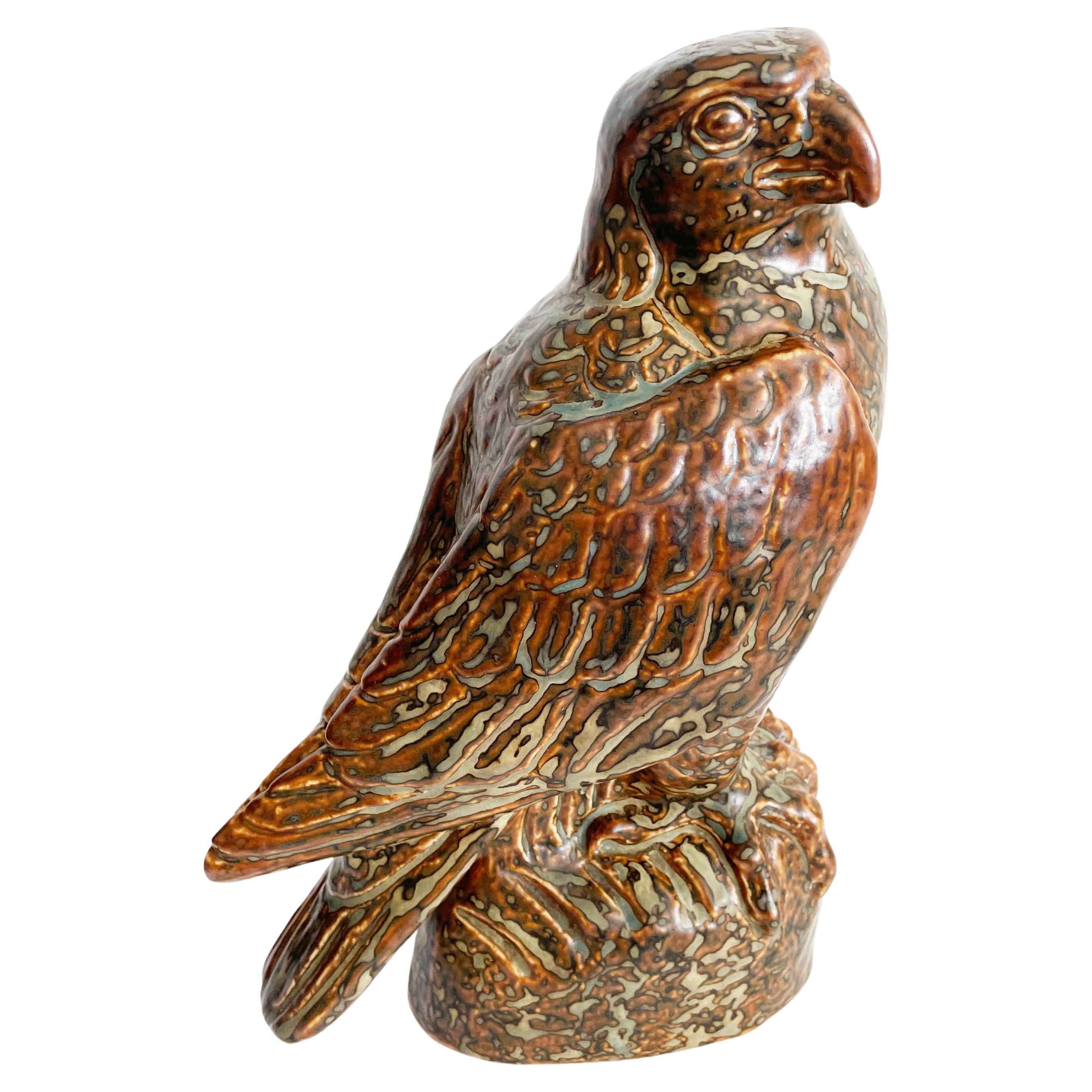 Falcon en céramique de Royal Copenhagen, vers 1950 en vente
