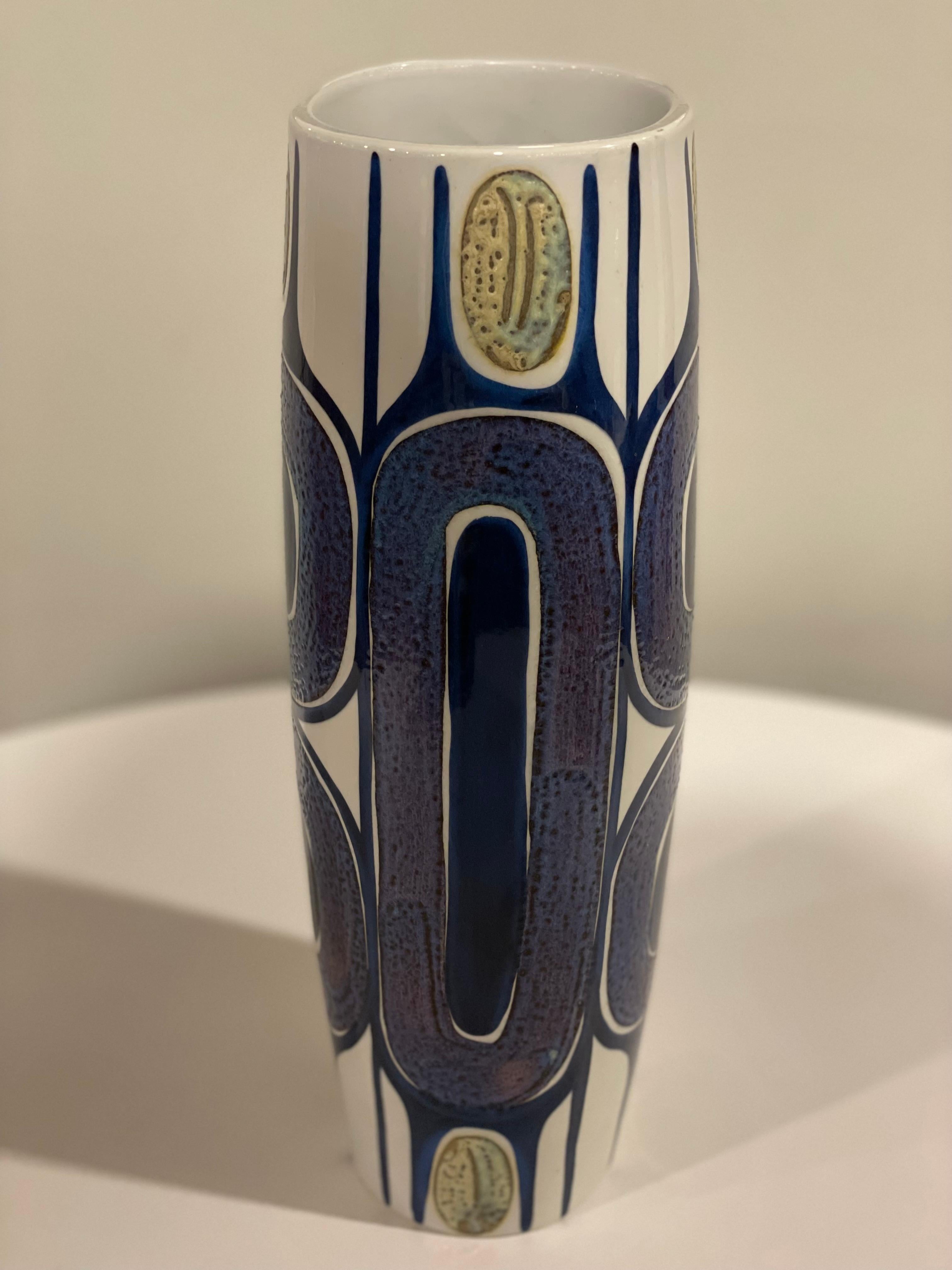 Mid-Century Modern Royal Copenhagen Ceramic Vase For Sale