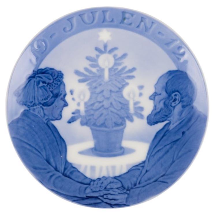 Royal Copenhagen Christmas Plate from 1912 For Sale