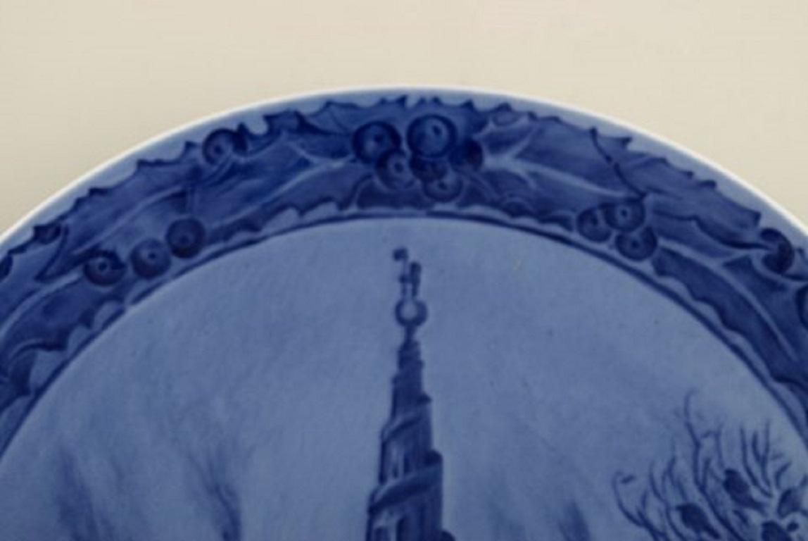 Danish Royal Copenhagen Christmas Plate from 1917 For Sale