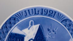 Royal Copenhagen Christmas Plate from 1921.
