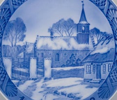Royal Copenhagen Christmas plate in porcelain. Dated 1948.