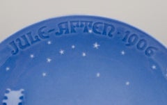 Royal Copenhagen Christmas Plate in porcelain, from 1906