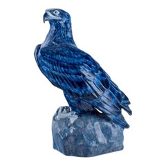 Royal Copenhagen, colossal sculpture of a bald eagle in porcelain