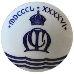 Royal Copenhagen Commemorative Plate from 1896 RC-CM7