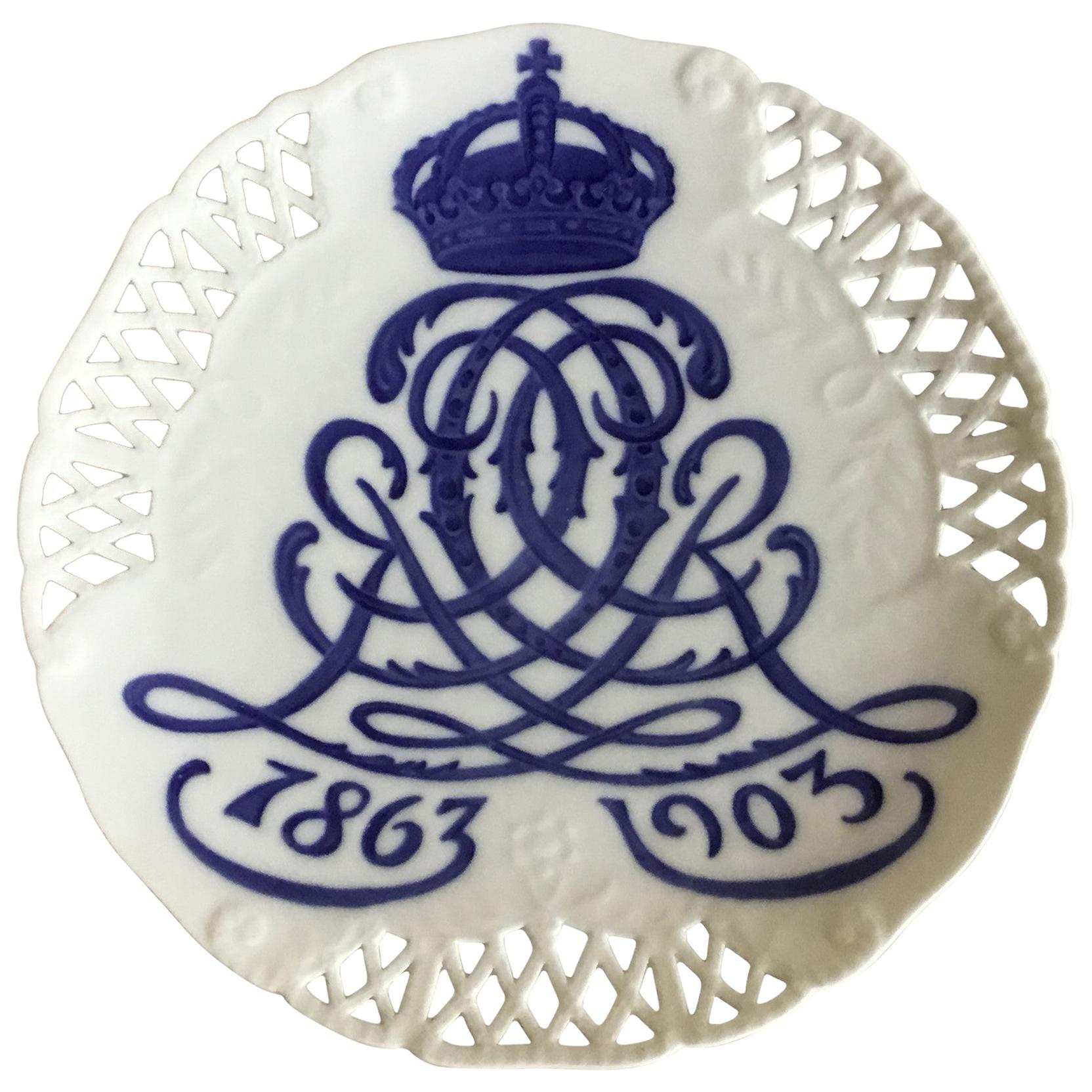 Royal Copenhagen Commemorative Plate from 1903 RC-CM46A