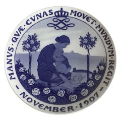 Royal Copenhagen Commemorative Plate from 1907 RC-CM76