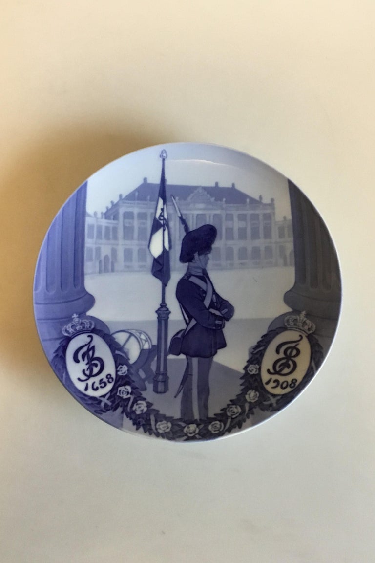 Art Nouveau Royal Copenhagen Commemorative Plate from 1908 RC-CM80 For Sale