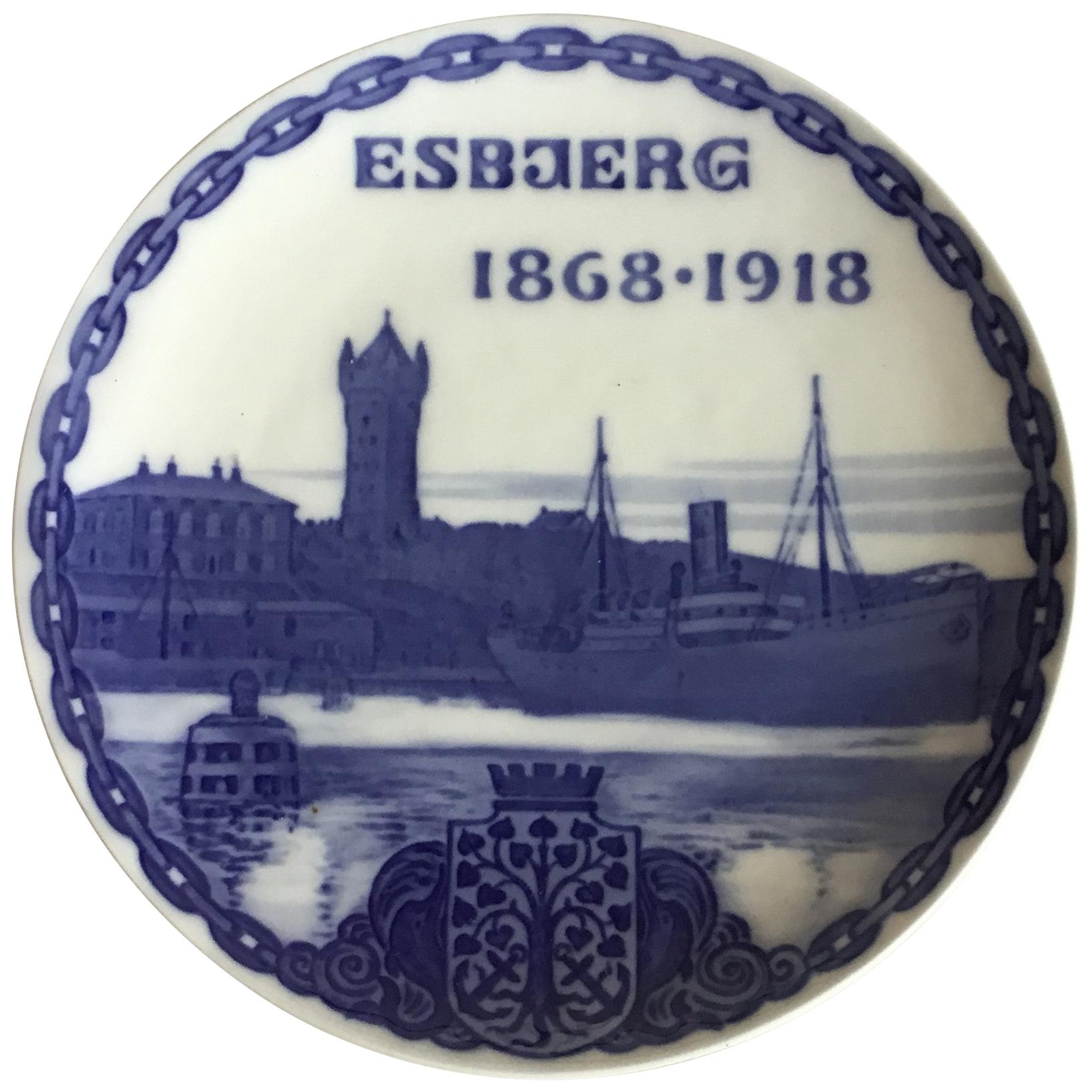 Royal Copenhagen Commemorative Plate from 1918 RC-CM173