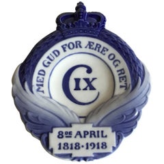 Royal Copenhagen Commemorative Plate from 1918 RC-CM179