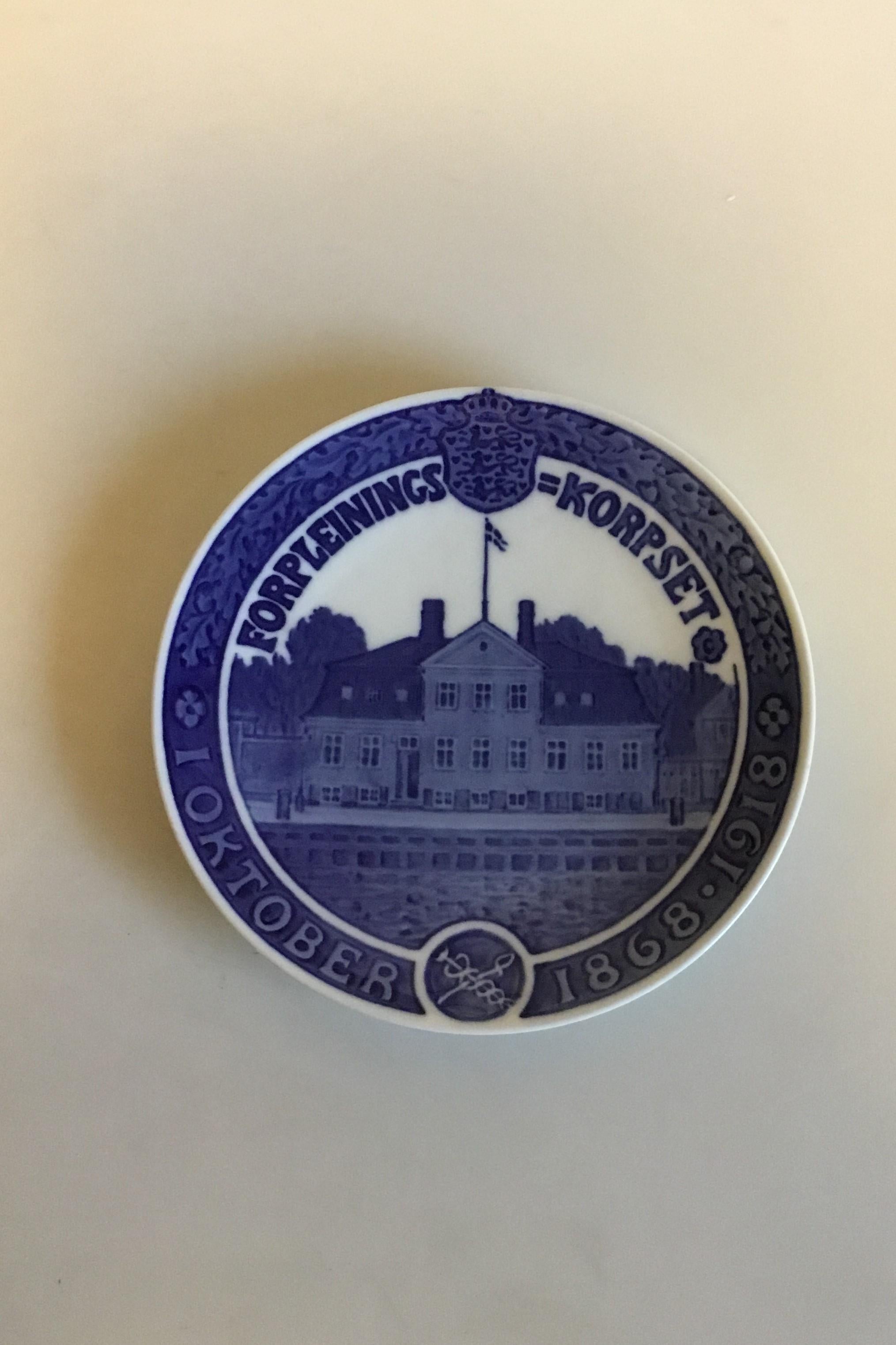 Art Nouveau Royal Copenhagen Commemorative Plate from 1918 RC-CM181 For Sale