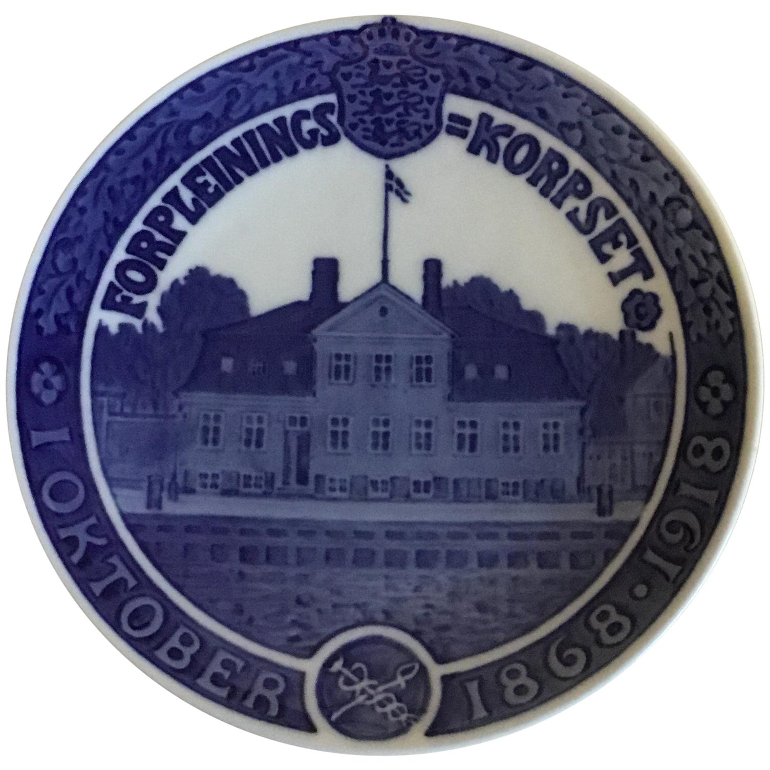 Royal Copenhagen Commemorative Plate from 1918 RC-CM181