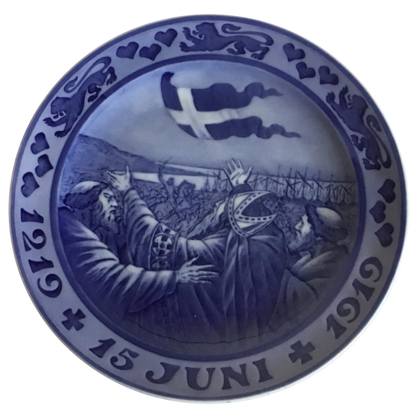 Royal Copenhagen Commemorative Plate from 1918 RC-CM183