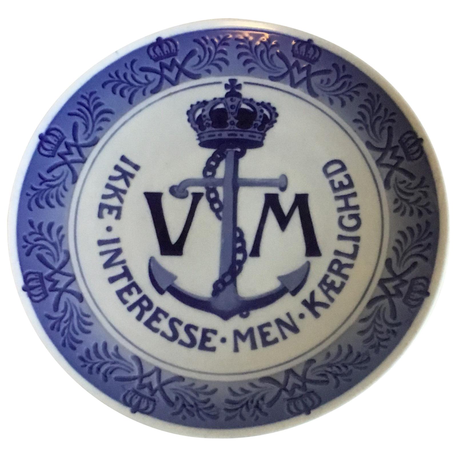 Royal Copenhagen Commemorative Plate from 1928 RC-CM253 For Sale