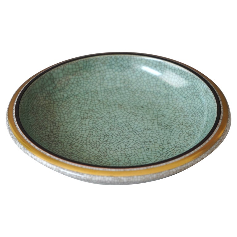 ロイヤルコペンハーゲン KrakeleThorkild Olsen  八角ボウル Royal Copenhagen Crackle Glazed Bowl. Thorkild Olsen, Denmark