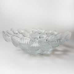 Royal Copenhagen Crystal Musling Shell Glass Bowl by Per Lutkin, Denmark