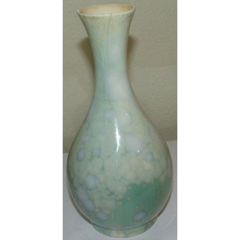 Royal Copenhagen Crystalline Glaze vase by Paul Prochowsky 21-12-1922

Measures 21.3cm and has a hairline, see picture.