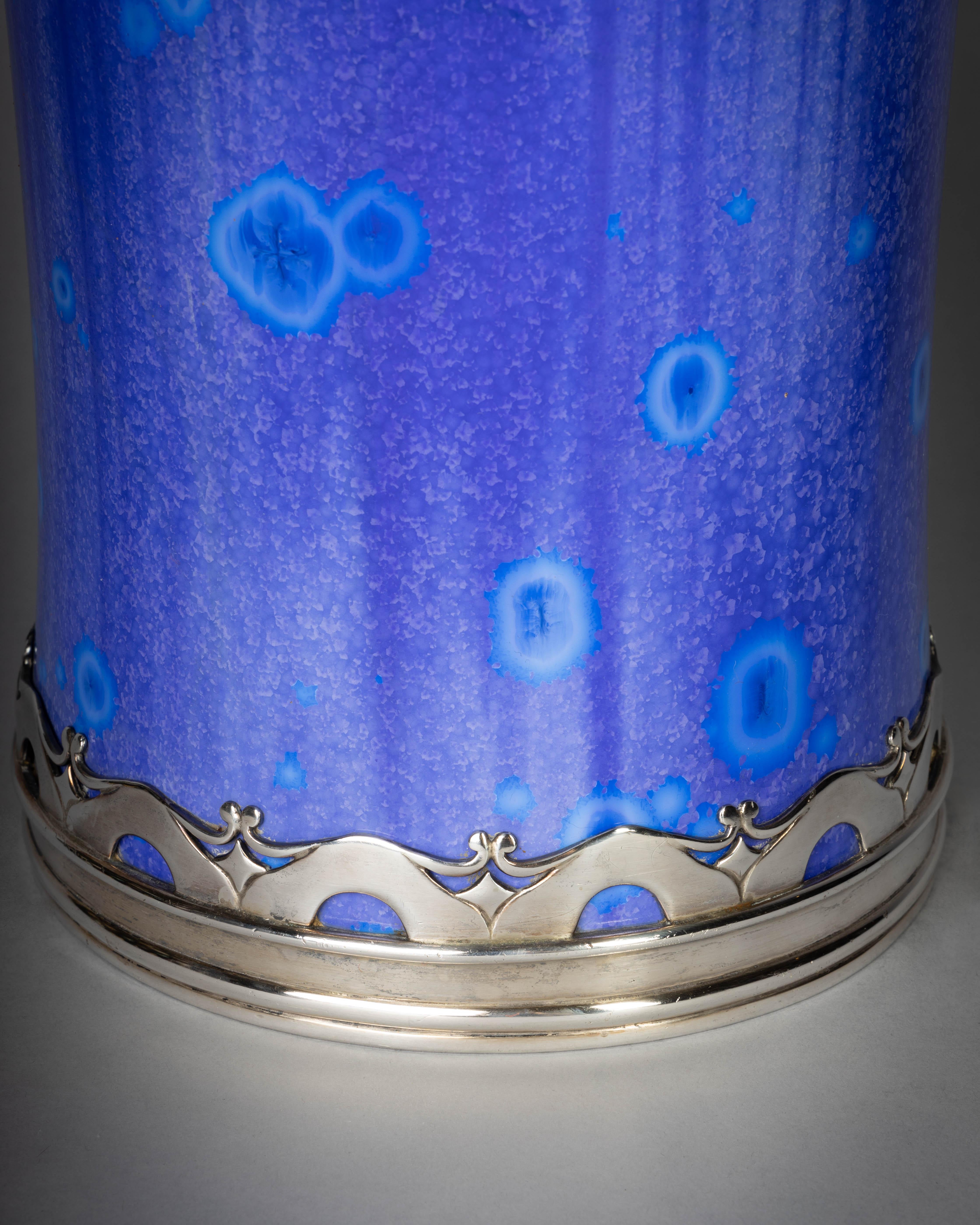 Royal Copenhagen Crystalline Vase, 1915 For Sale 2