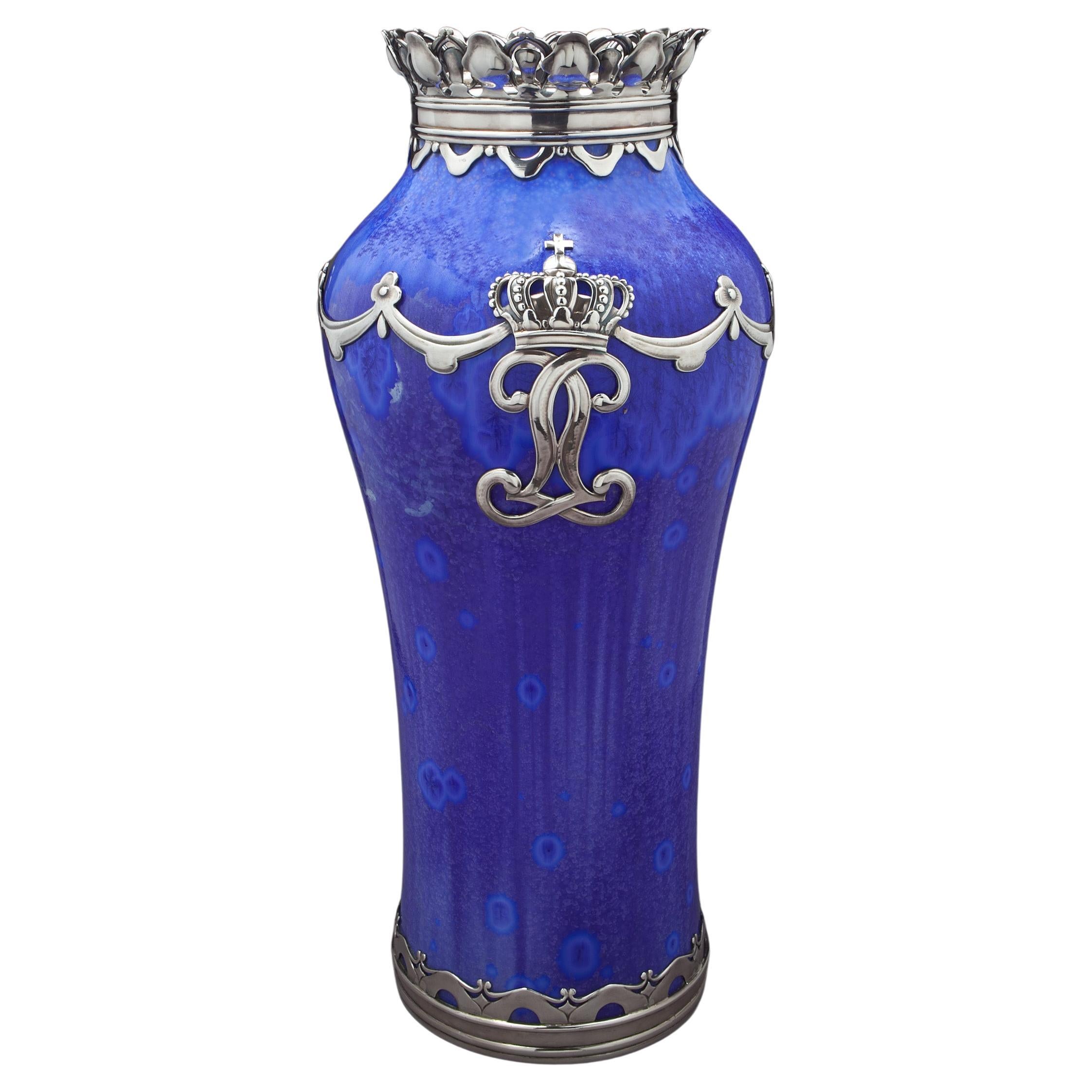 Royal Copenhagen Crystalline Vase, 1915
