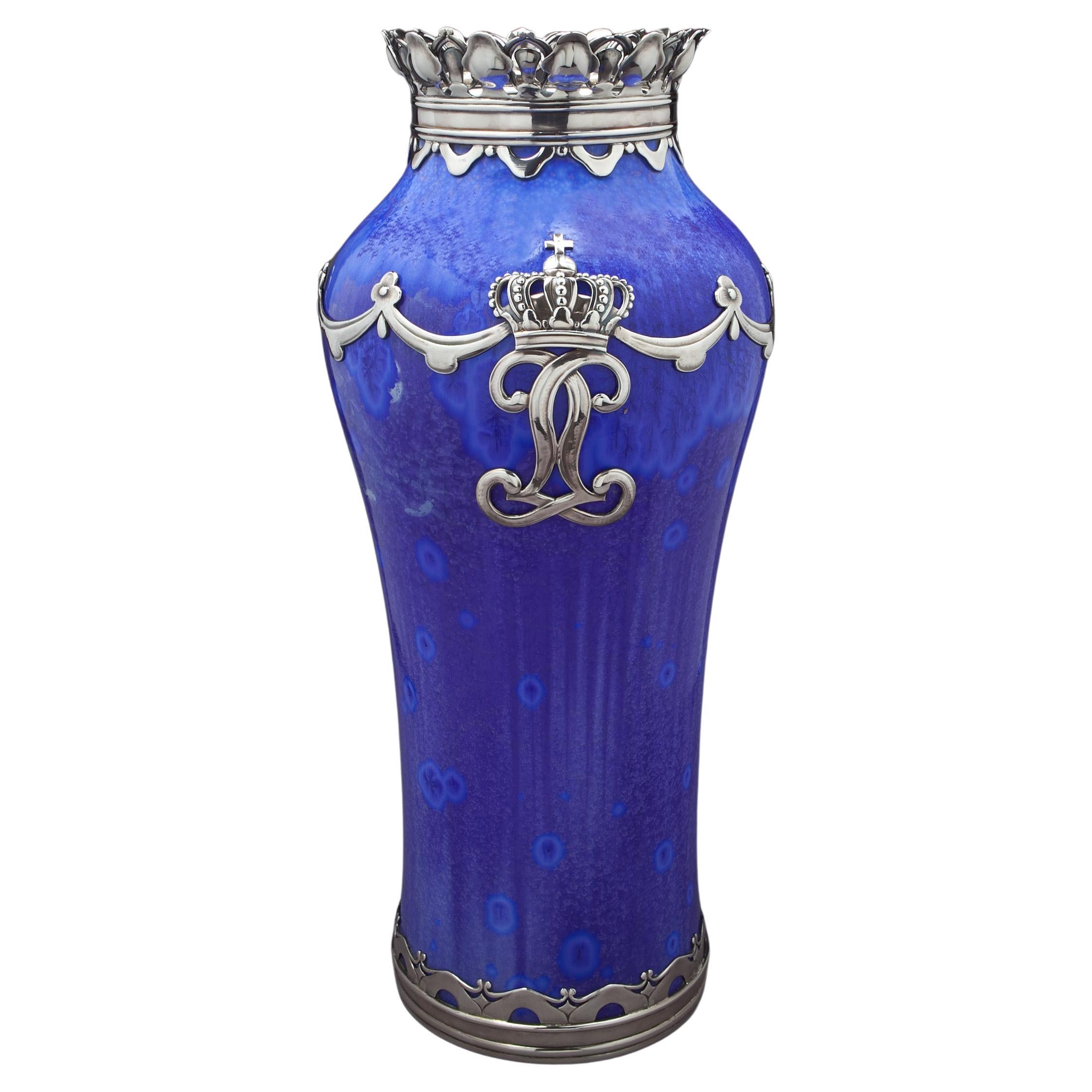 Vase Crystalline de Royal Copenhagen, 1915