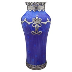 Antique Royal Copenhagen Crystalline Vase, 1915