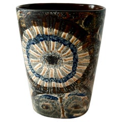 Retro Royal Copenhagen Danish Pottery Vase