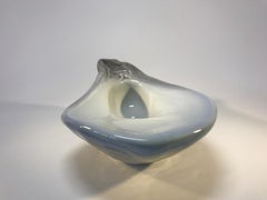 Royal Copenhagen Denmark Art Deco 1923 Oyster Shell Porcelain Pipe Rest #Y553