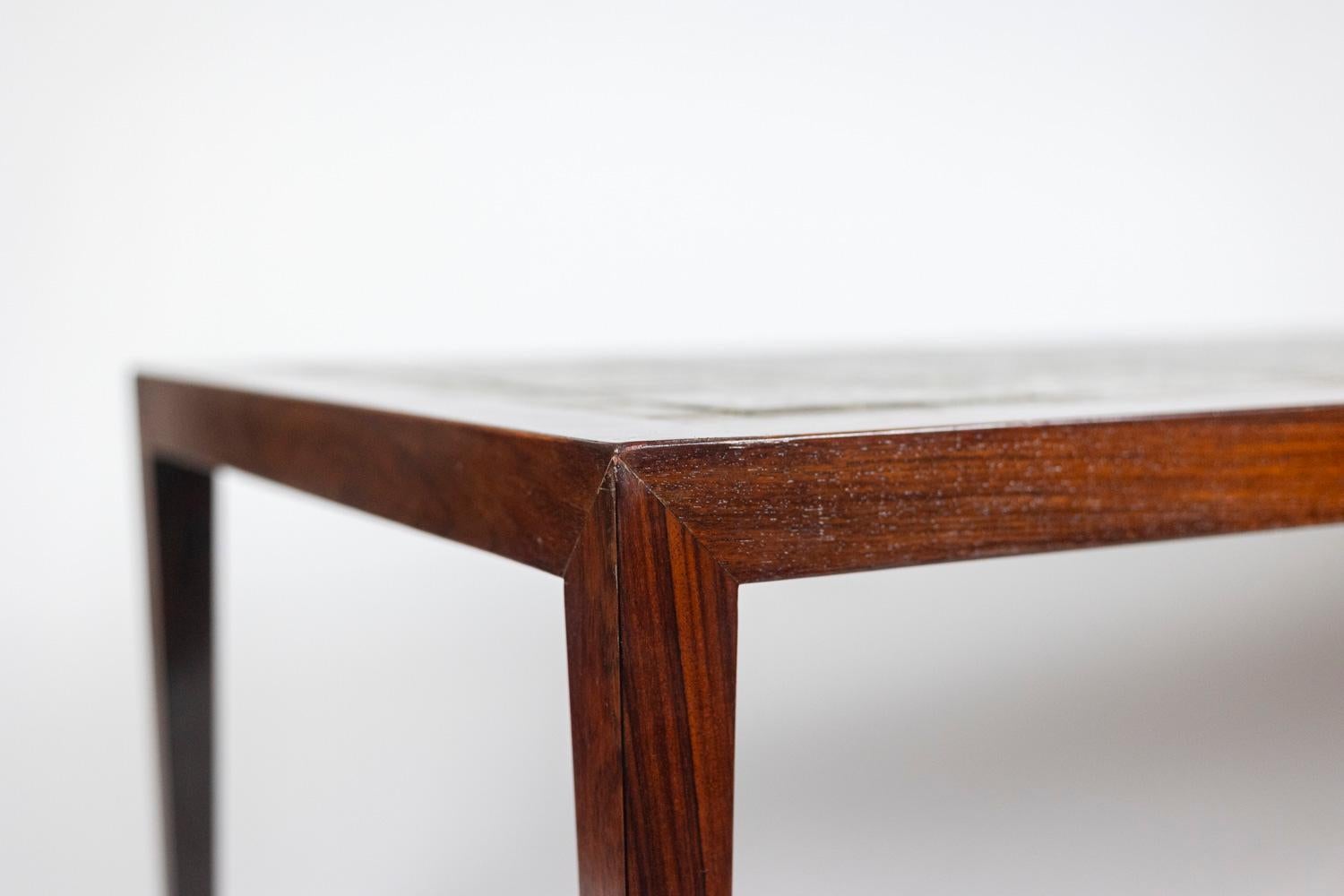 20th Century Royal Copenhagen Denmark. Coffee table in rosewood. 1960s. For Sale