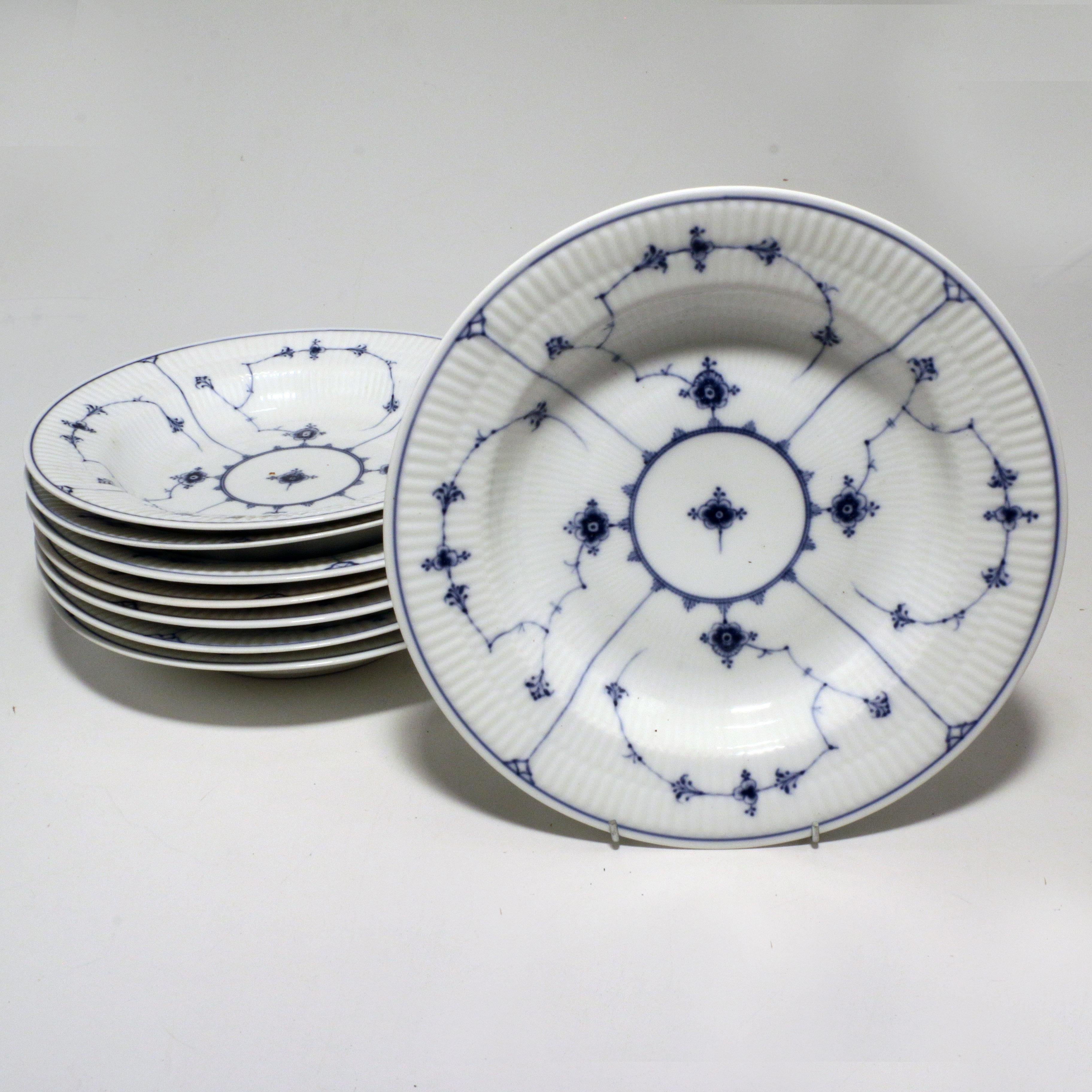 Royal Copenhagen Dinner Service for Eight in the 