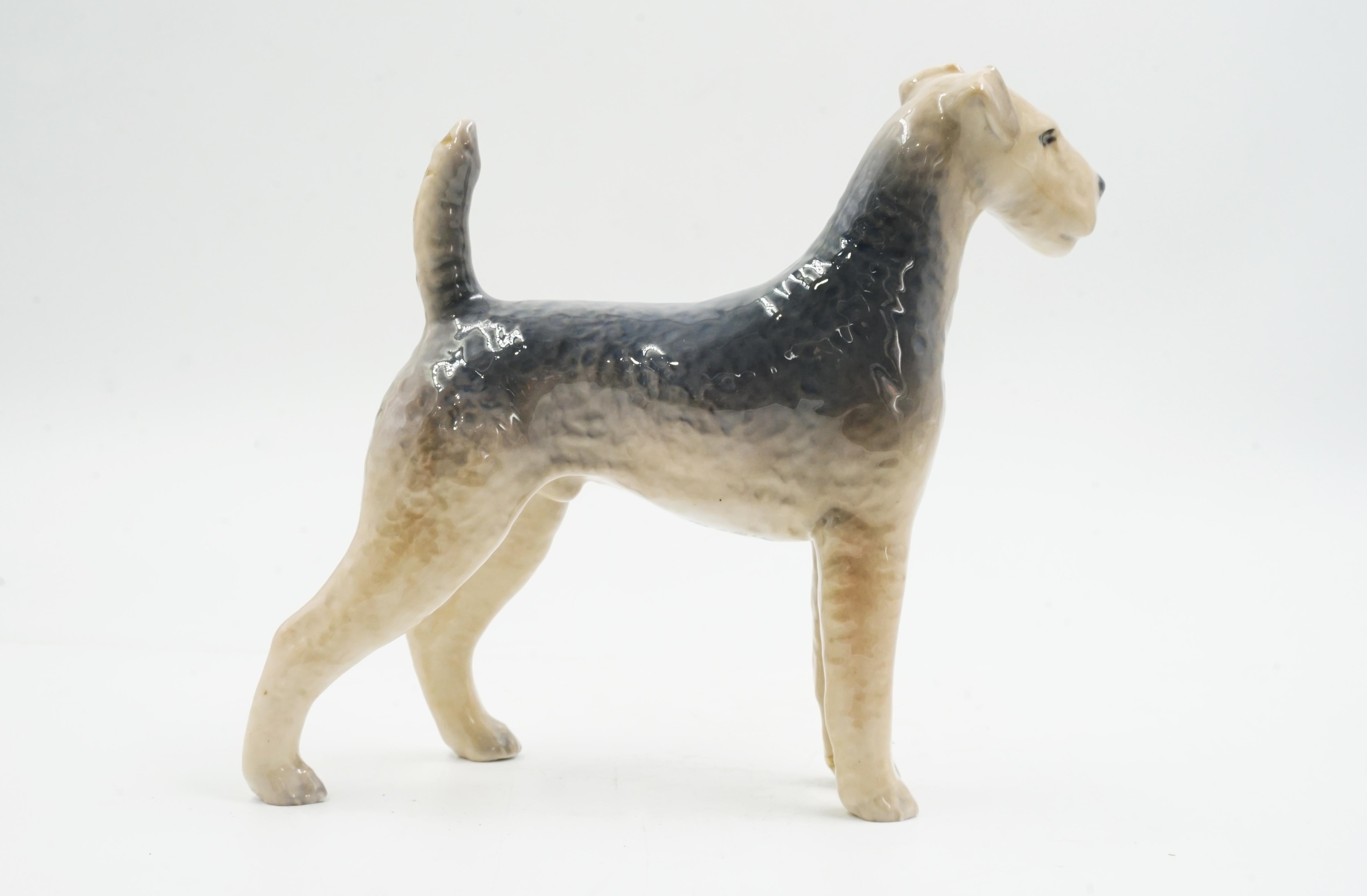 Danish Royal Copenhagen dog ceramic sculpture For Sale