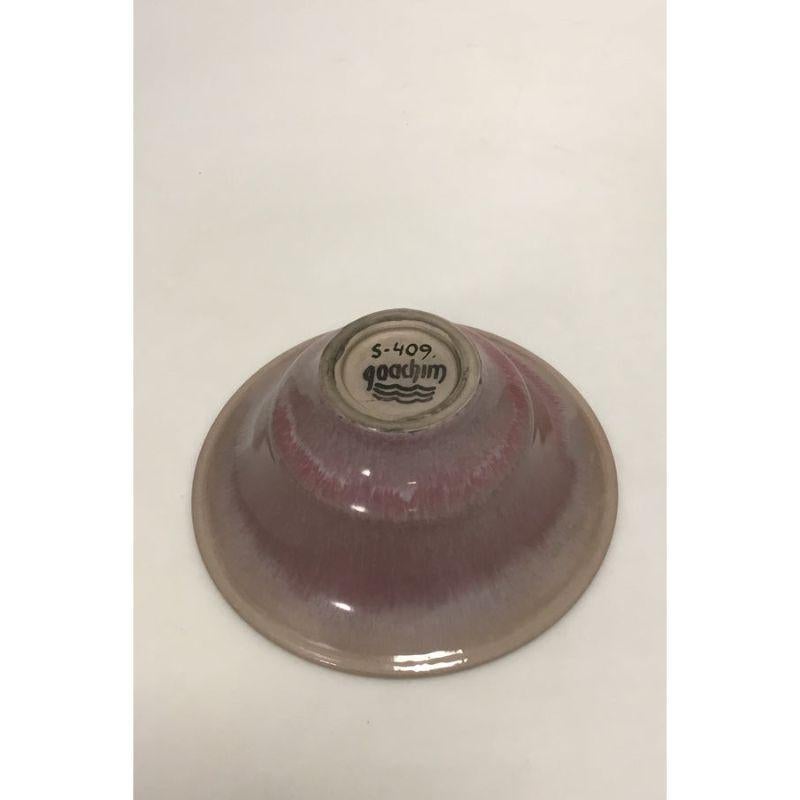 20th Century Royal Copenhagen Early Stoneware Bowl by Christian Joachim No S-409 For Sale