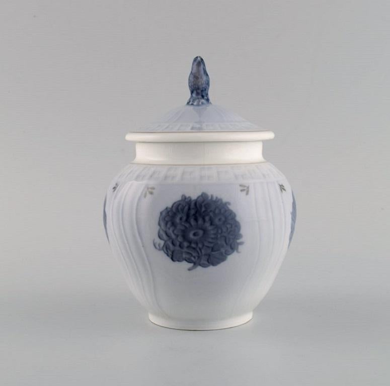 Danish Royal Copenhagen Easter Lidded Jar in Hand-Painted Porcelain, 1919 For Sale