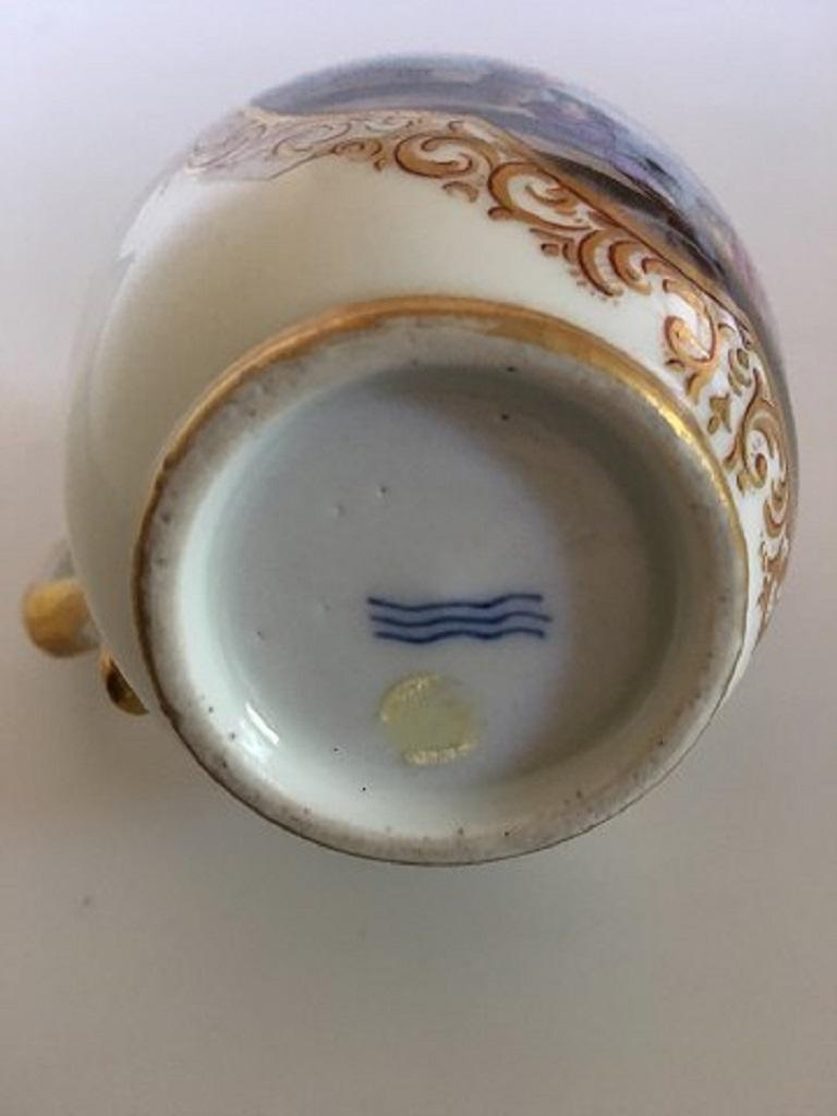 Porcelain Royal Copenhagen Empire Creamer from 1780-1860 For Sale