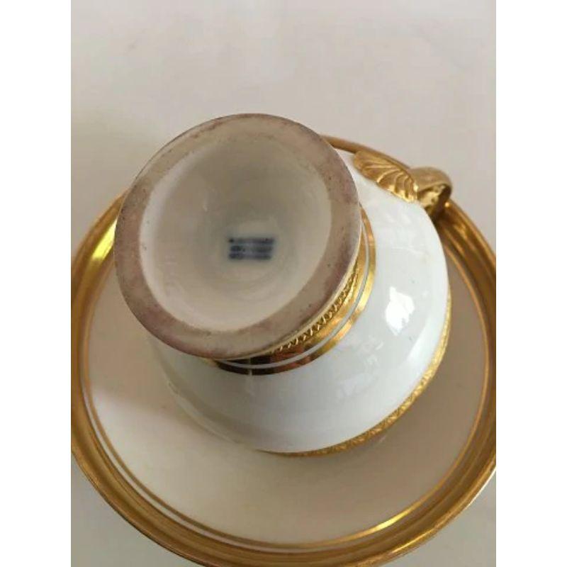 19th Century Royal Copenhagen Empire Cup from 1820-1850 For Sale