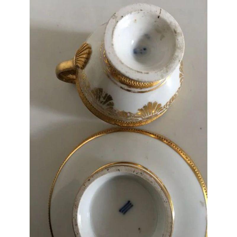Porcelain Royal Copenhagen Empire Cup from 1820-1850 For Sale