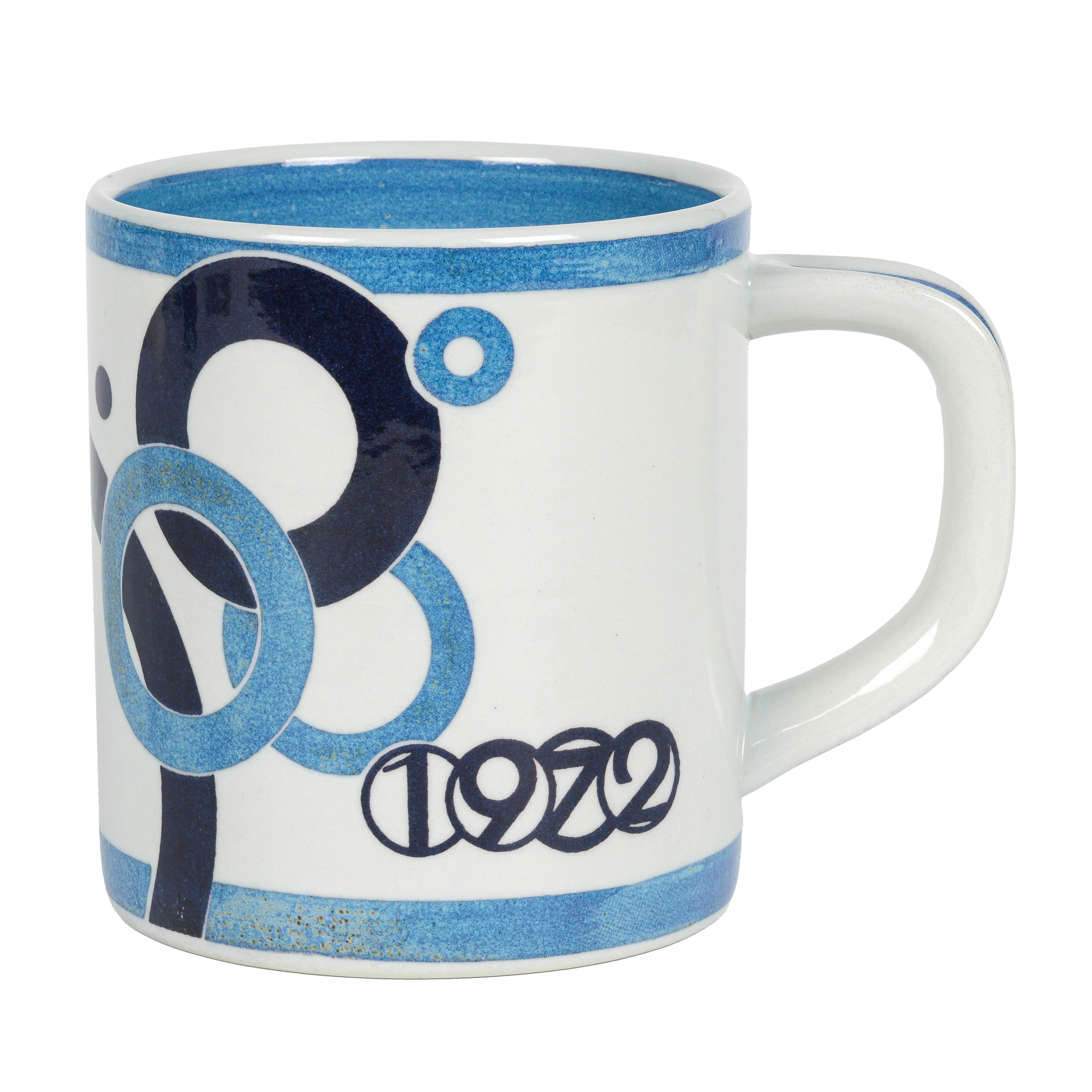 Tazza Royal Copenhagen Faience Bodil Buch Design Anno 1972 in vendita 5